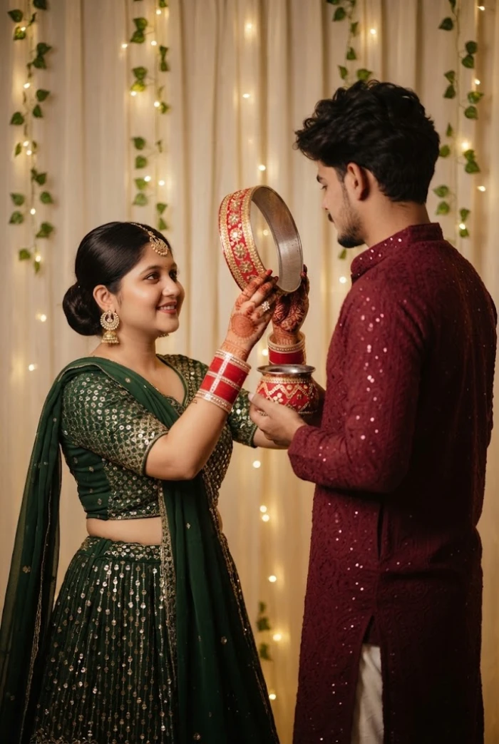 Karwa Chauth Ai Photo Editing Prompt