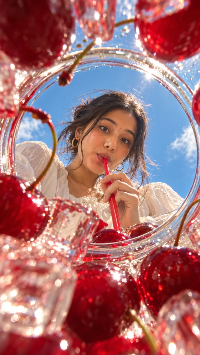 Cherry Coupe Fashion Shot