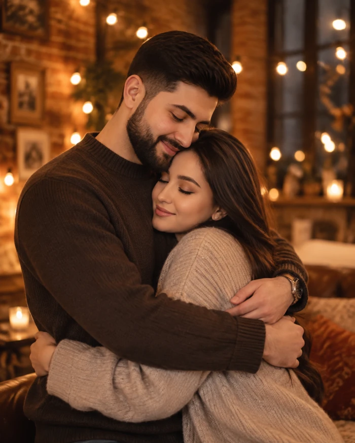 Cinematic Couple Intimacy Portrait