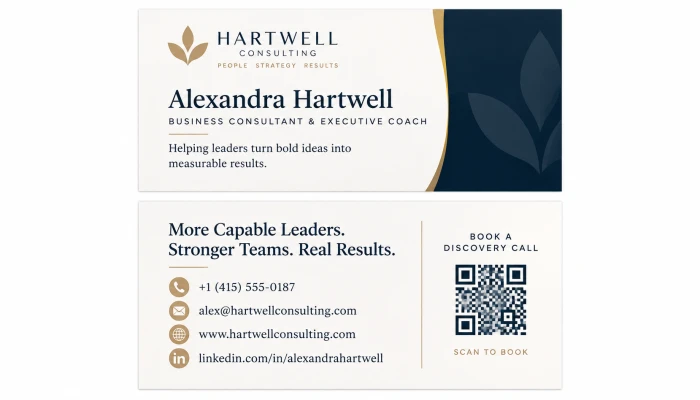 Consultant Professional Branding Concept