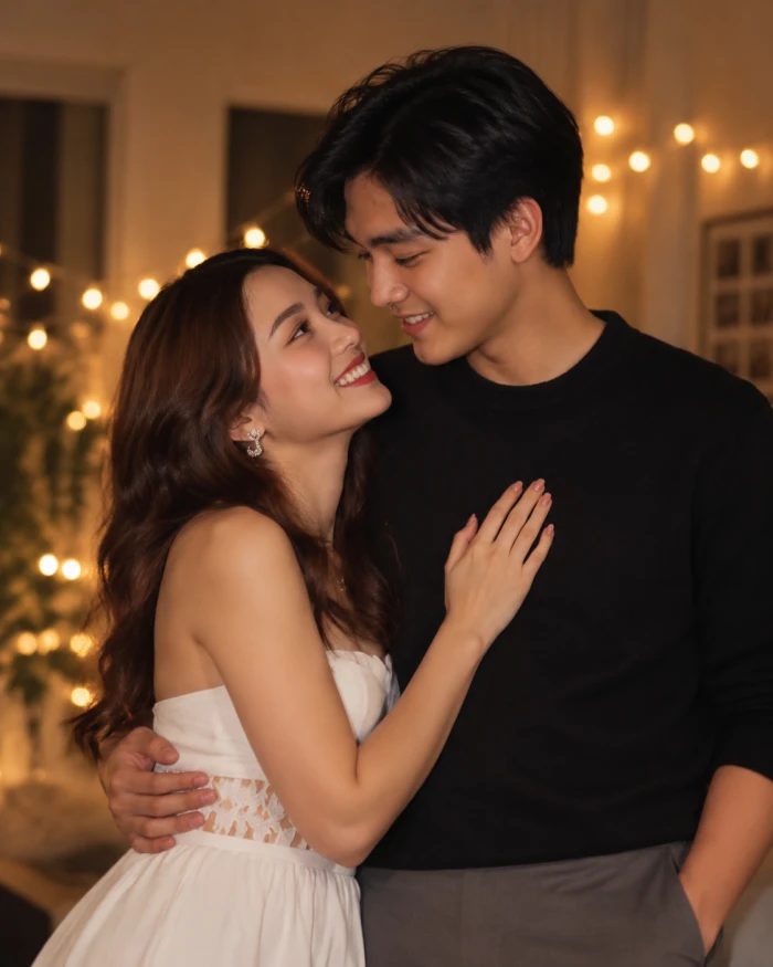 Cozy Evening Couple Portrait