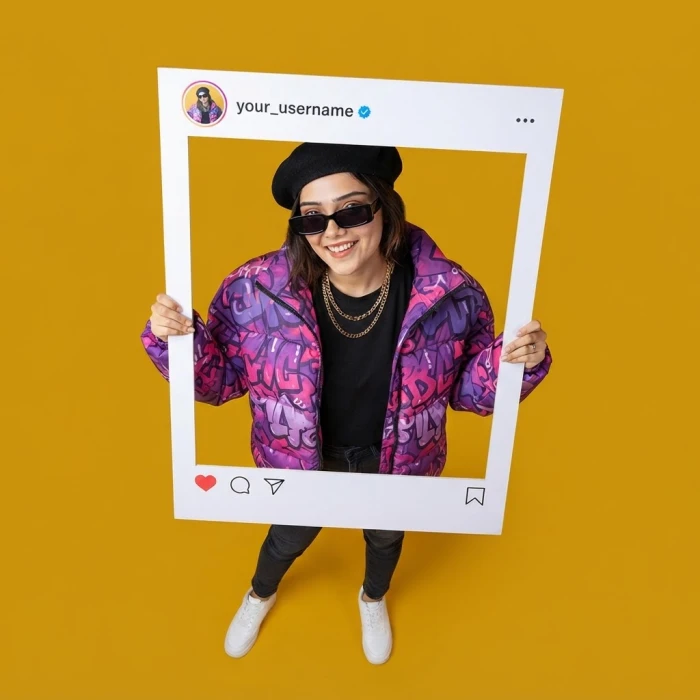 Creative Instagram Frame Edit