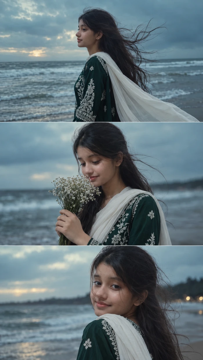 Emerald by the Sea Portrait