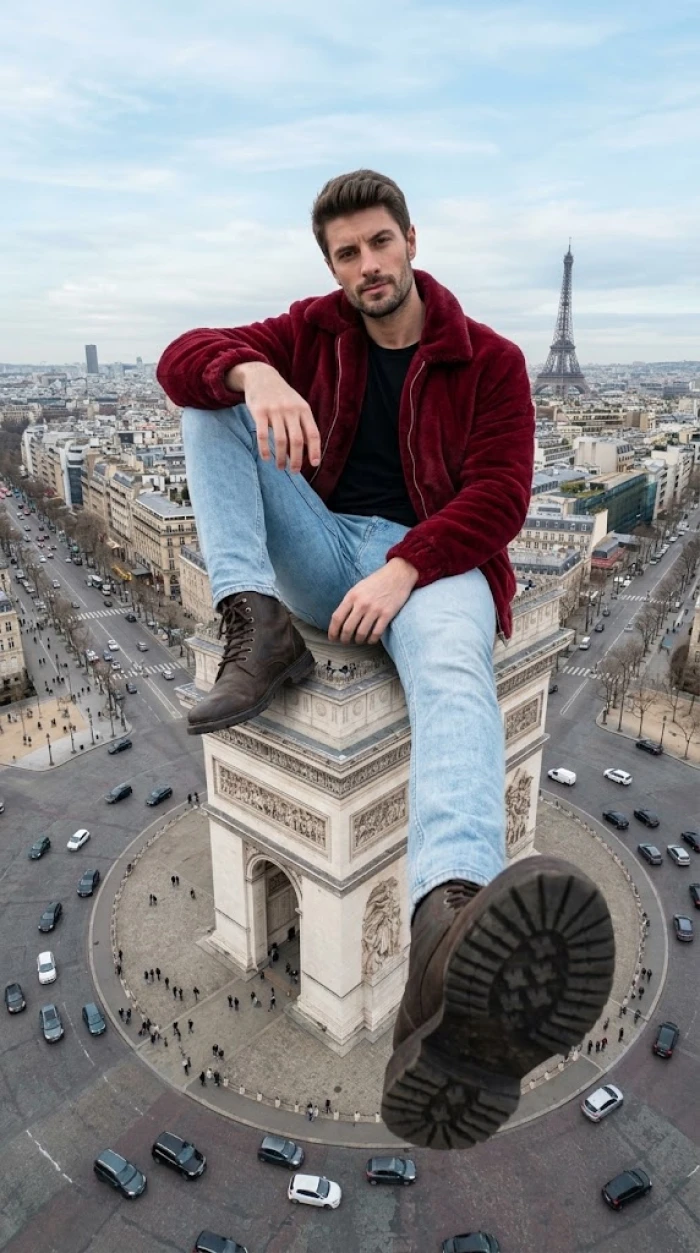 Giant Arc de Triomphe Portrait
