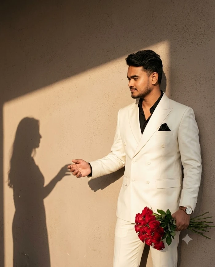 Her Shadow, His Roses