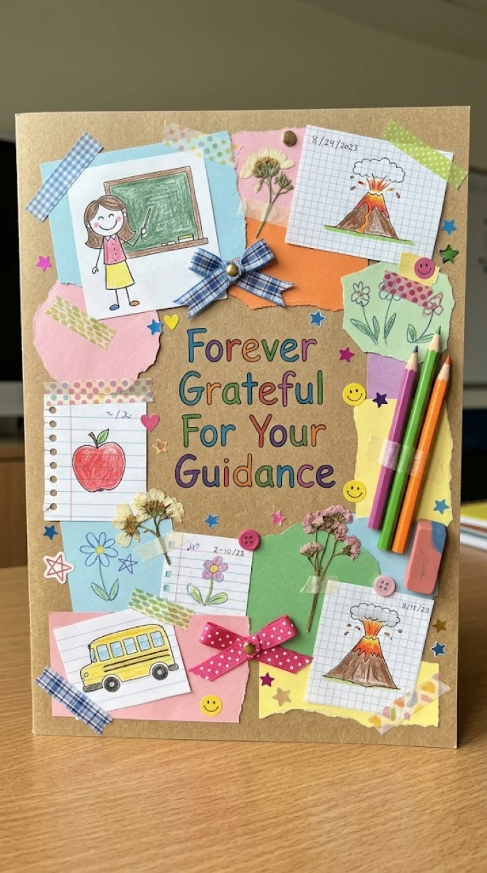 Layered Craft Scrapbook Greeting Card