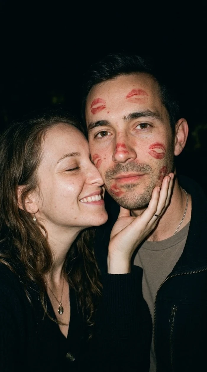 Lipstick Kisses Date-Night Snapshot
