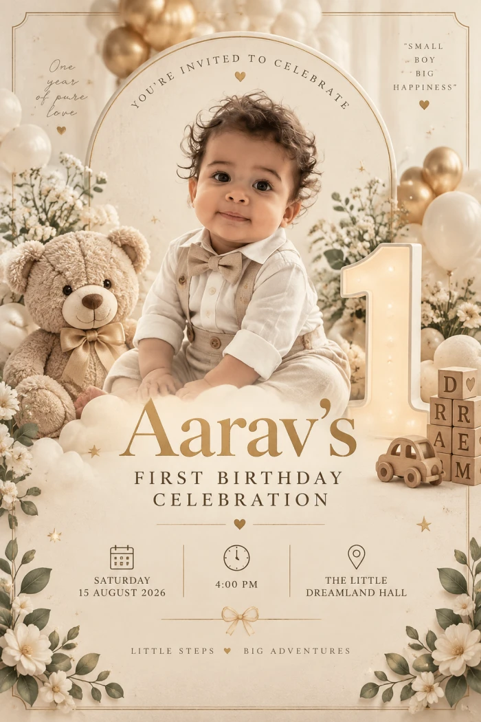 Little One’s Golden Milestone Design