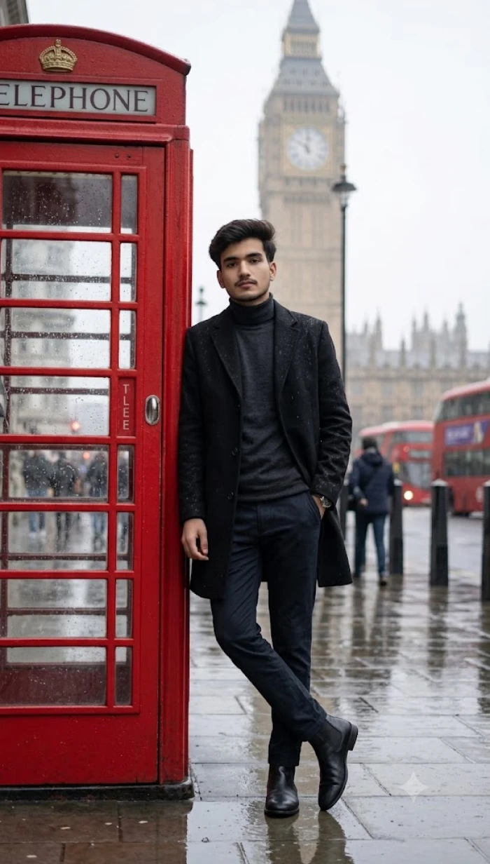 London Telephone Box Moment
