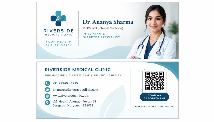 Professional Healthcare Business Identity Layout