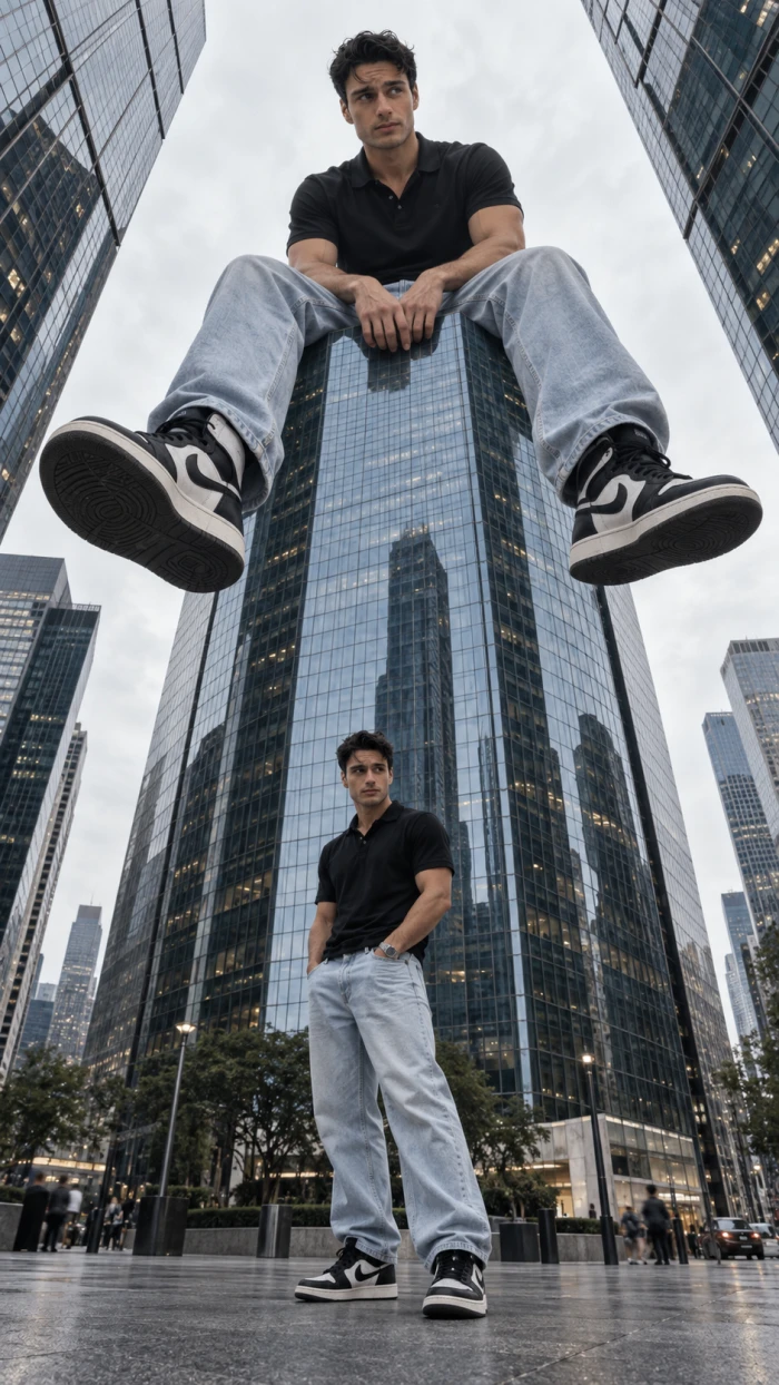 Sitting Above the Skyline Portrait
