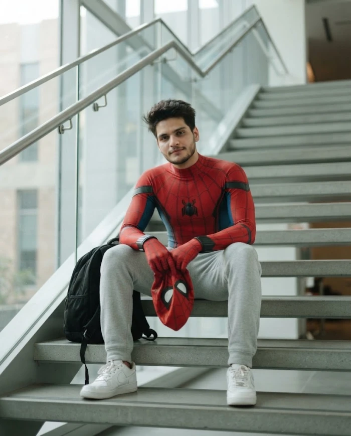 Spider-Man Taking a Break