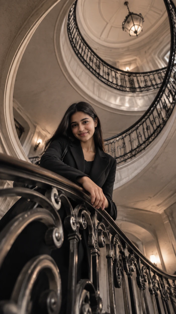 Spiral Staircase Fashion Editorial