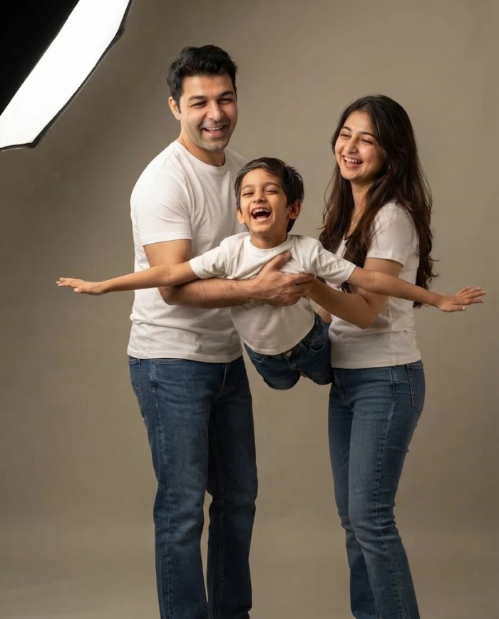 The Flying Kid Family Photoshoot