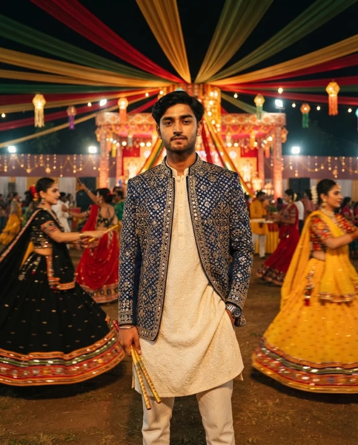 The Royal Garba Look