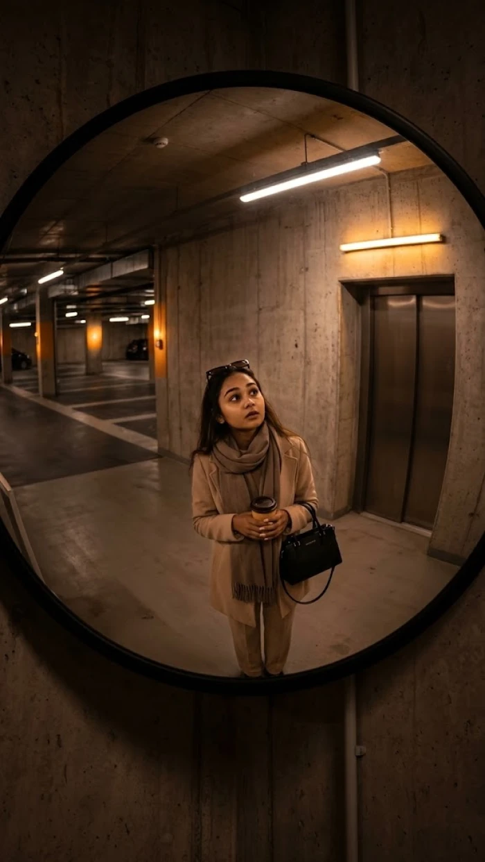 Through the Convex Mirror Look