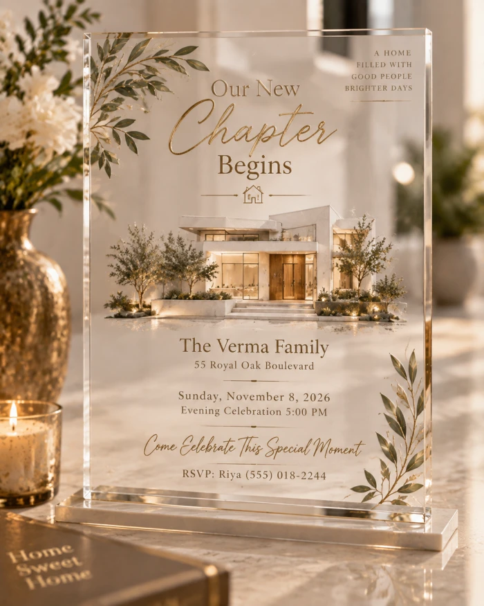 Transparent Acrylic Glass Card Theme