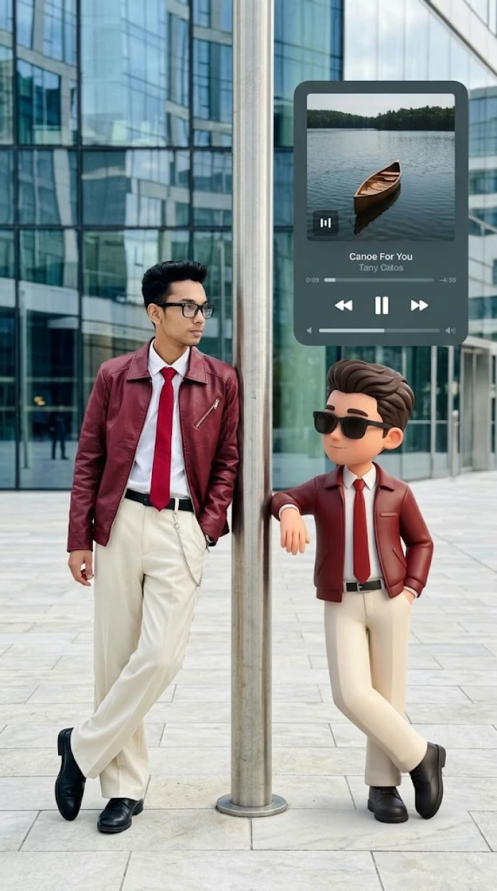 Urban Street Style with 3D Mini Character