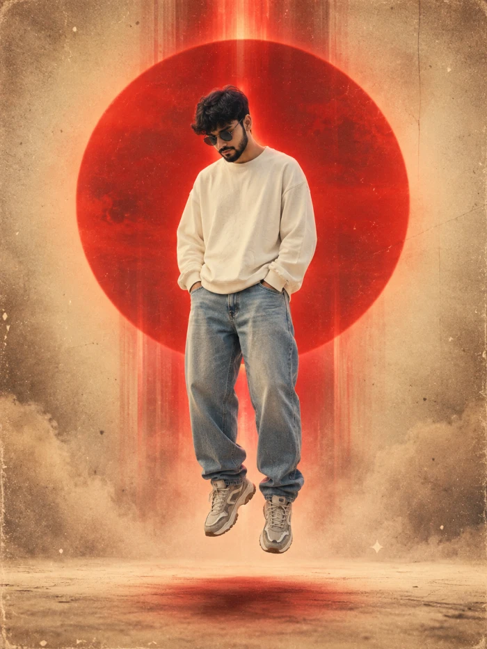 Weightless Under the Red Sun Look
