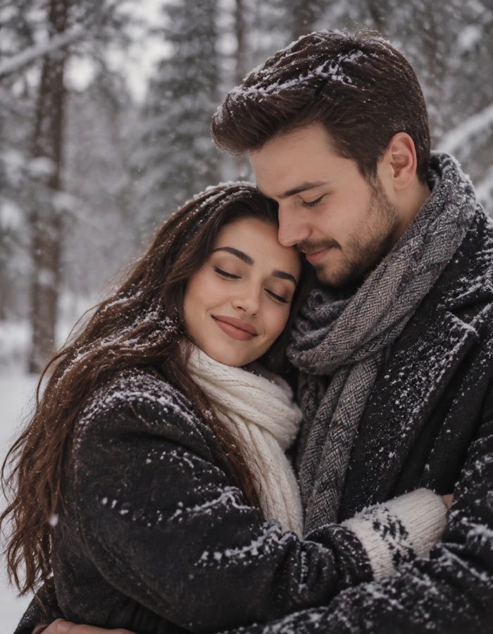 Prompt Seen Couple Hug: Romantic AI Photo Prompt