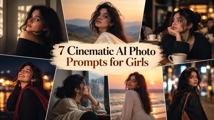 7 Cinematic AI Photo Prompts for Girls